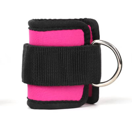 Body Building Resistance Band D-Ring Ankle Strap Buckle Gym Newest Multi Thigh Leg Ankle Cuffs Power Weight Lifting Fitness Rope